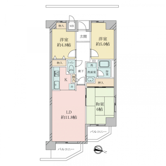 ルネ・パークプラザの間取図