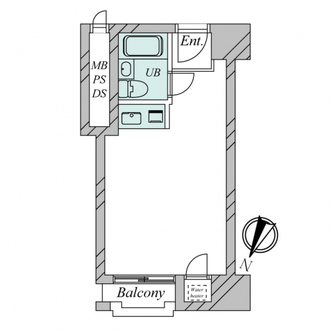 シャルマン文京千駄木の間取図