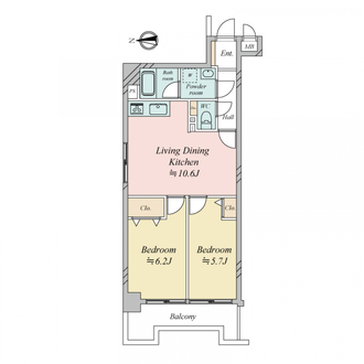 大正リバーサイドヴィラの間取図