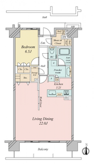 プラウド東陽町サウスの間取図