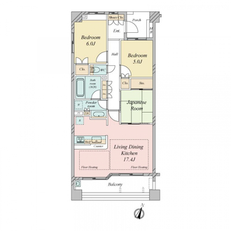 プラウド練馬春日町の間取図