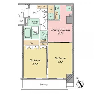 スパシエグランス早稲田の間取図