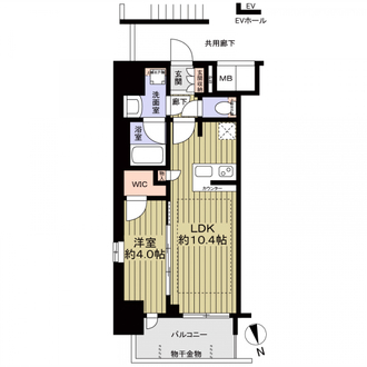プレサンスロジェ車道駅前ＳＯＵＴＨの間取図