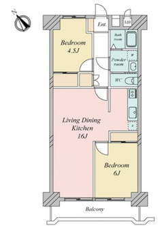 ニューハウス西葛西の間取図