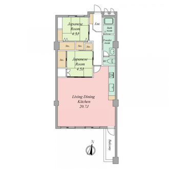 平尾ビルの間取図