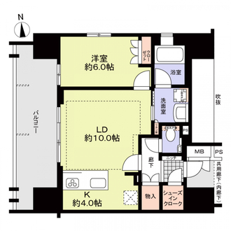 ローレルアイ葵レジデンスの間取図