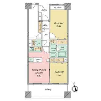ルモンド恵比寿の間取図