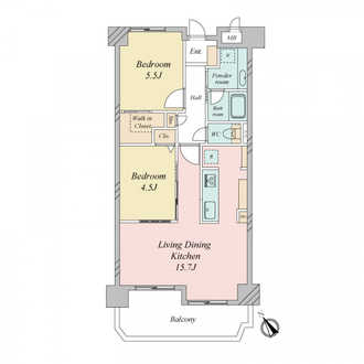 ユニハイム千船３番館の間取図