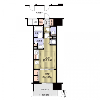 プレサンスロジェ千種内山の間取図