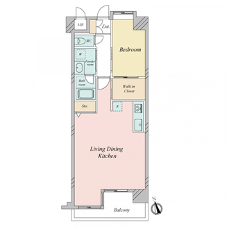 アルシオンエアポートタワーの間取図