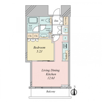 パークコート渋谷ザタワーの間取図