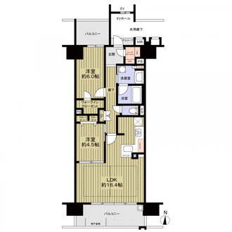 プレサンスジェネ新栄町駅前葵の間取図