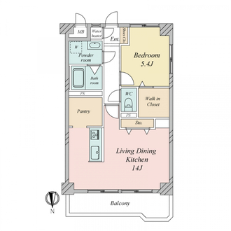 メゾン第２新大阪の間取図