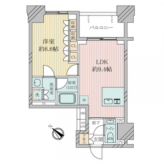 Ｔーｐｕｅｎｔｅの間取図