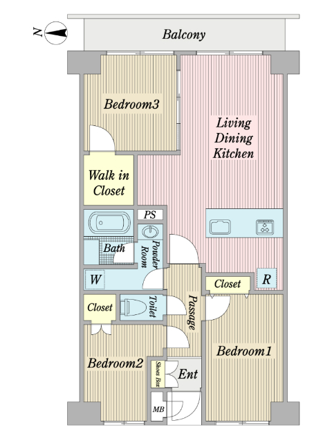 エンゼルハイム千住の間取図