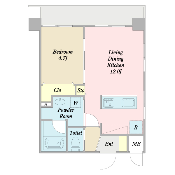 トーア滝野川マンションの間取図