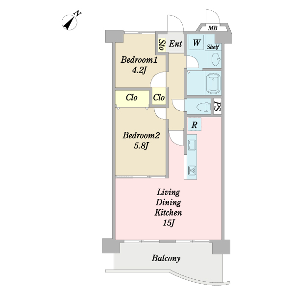 ダイアパレス幕張の間取図