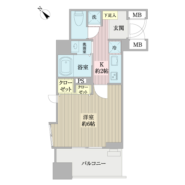 パークホームズ目黒アーバンレジデンスの間取図