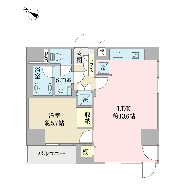 ジャルダン目黒の間取図