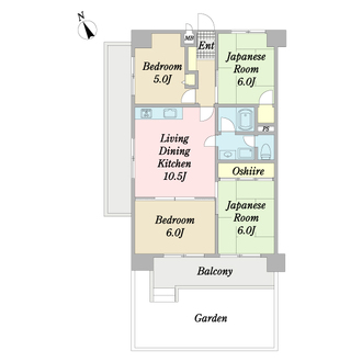 朝日プラザ梅田の間取図
