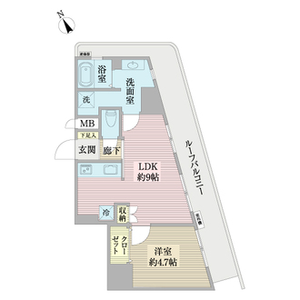 シャンボール川崎の間取図