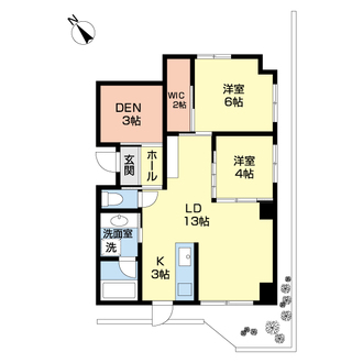カーサ・ベルデ一之江の間取図