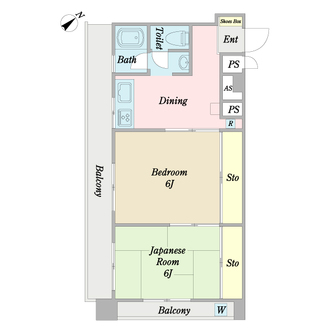 マンション第三松戸の間取図