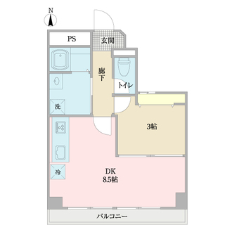 フジタ・オーク業平マンションの間取図
