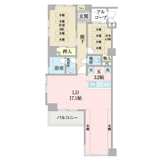 マートルコート調布第２の間取図