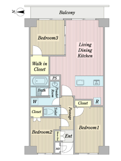 エンゼルハイム千住の間取図