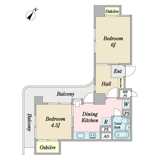 グリーンパーク第３五反野の間取図