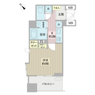 パークホームズ目黒アーバンレジデンスの間取図