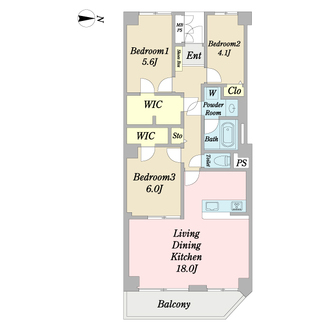ライオンズステーションプラザ梅島の間取図