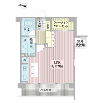 ラコント用賀の間取図