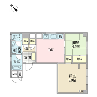 西船橋セントラルマンションの間取図