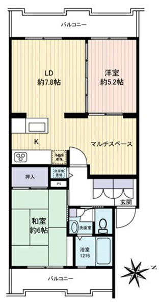 川口第１ローヤルコーポの間取図