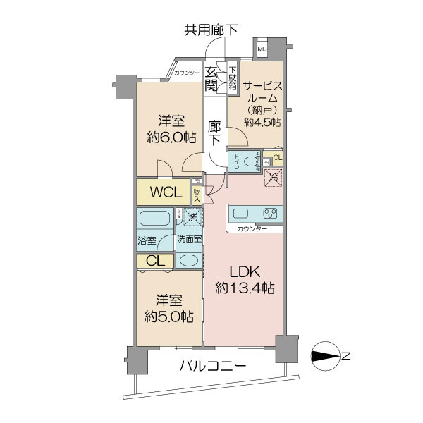 ベルジュール吉祥寺ＩＩの間取図