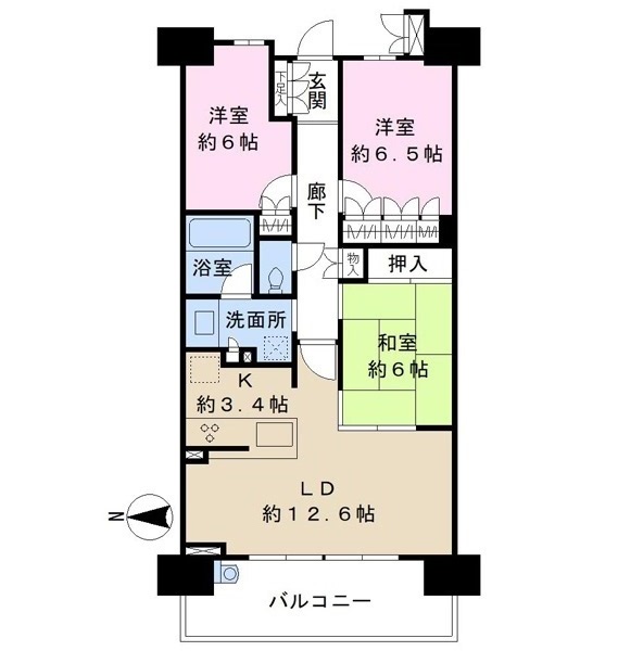 ウェリス稲毛の間取図