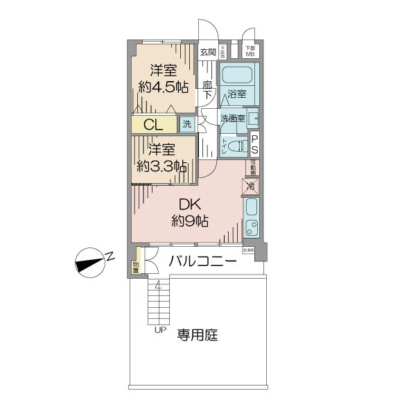 ハイツ三鷹の間取図