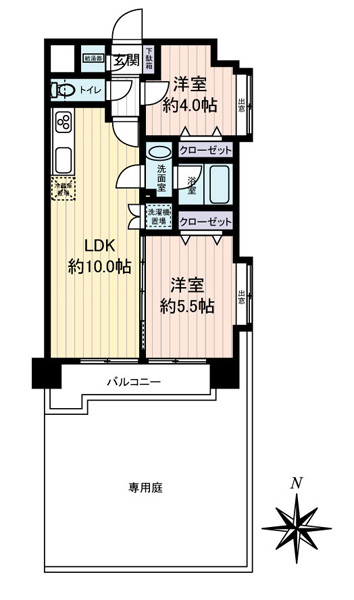 グリーンキャピタル金町の間取図