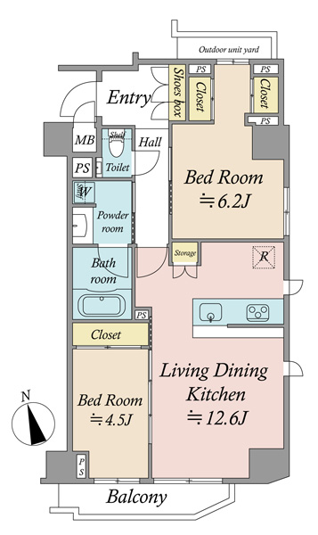 クレイシア・ヴァースクレイシアIDZ王子の間取図