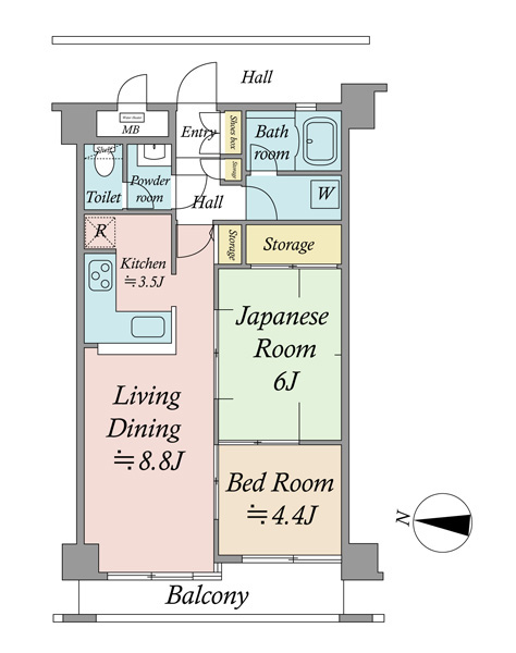 グランドメゾン上石神井の間取図
