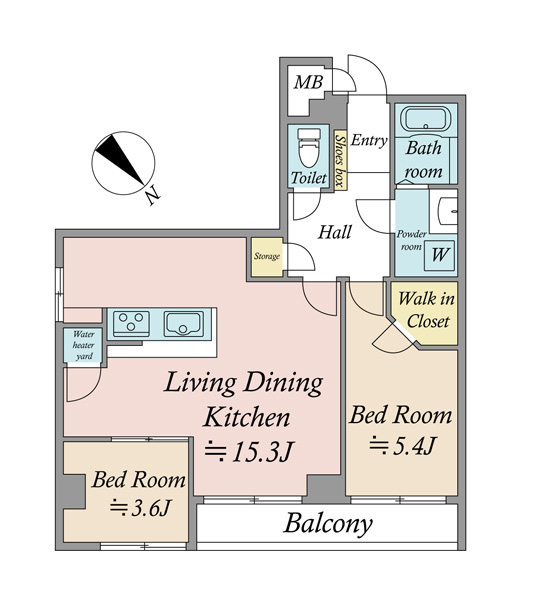 トーカンマンション王子の間取図