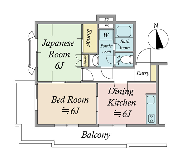 ニューシャルム上大岡の間取図