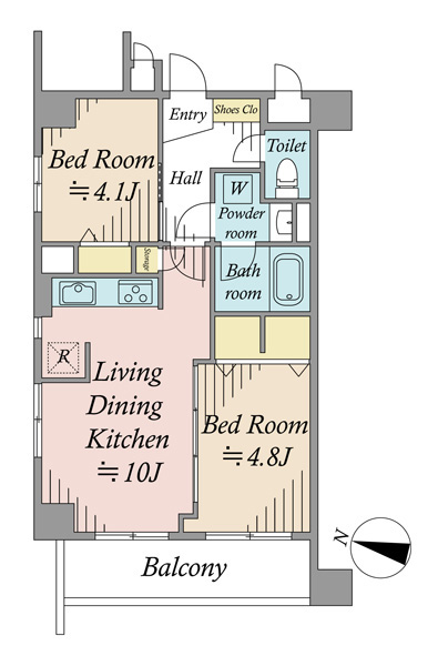 藤和シティコープ池袋の間取図