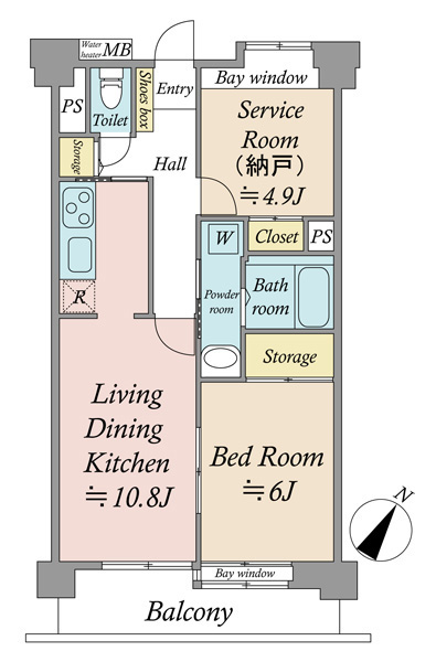 サンレイ浅草の間取図