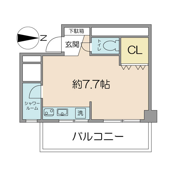 シャンボール新高円寺の間取図