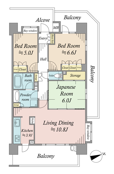 ジェイパーク八広の間取図