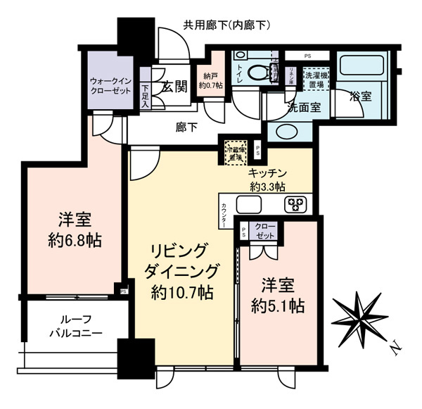 シティタワー有明の間取図