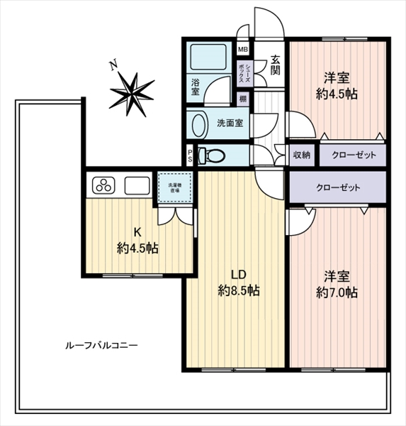 サンライフコーポ練馬の間取図